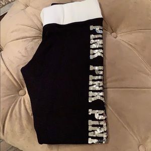 Victoria Secret Pink Sequin Legging